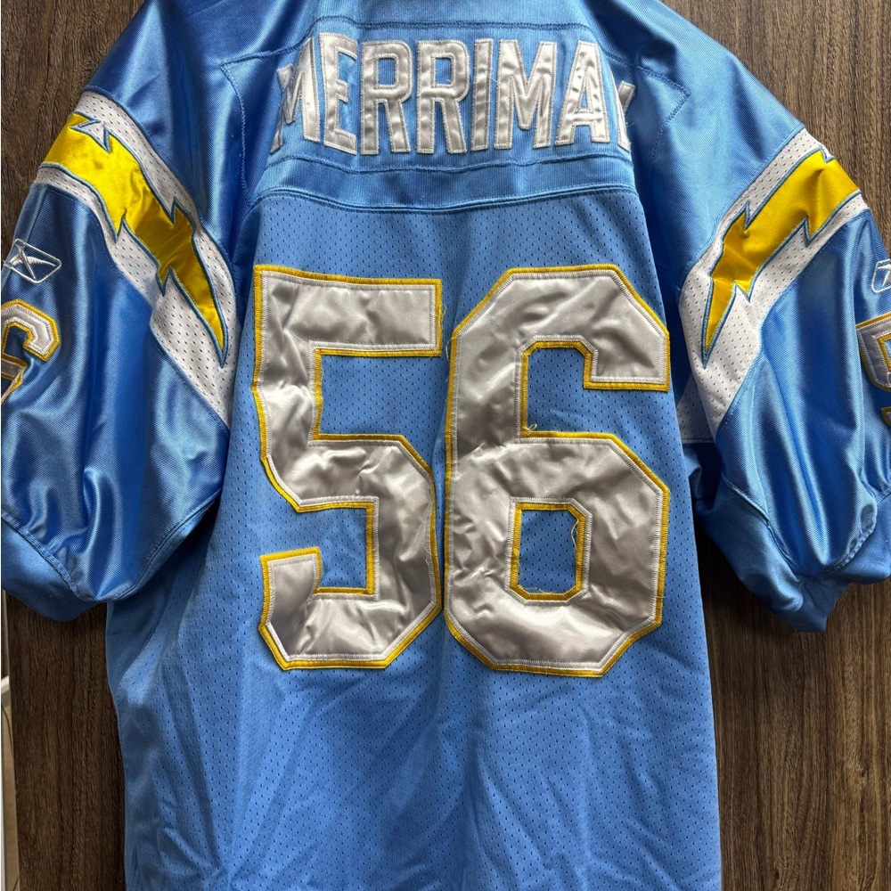 Shawne Merriman San Diego Los Angeles chargers throwback Reebok NFL Jersey